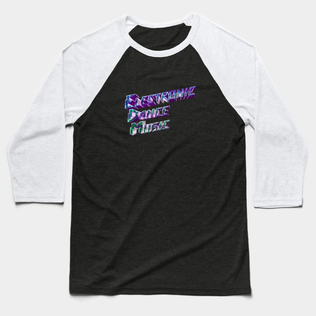 EDM #2 Baseball T-Shirt by RickTurner